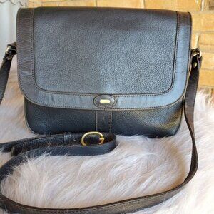 Bally Black Leather Vintage Crossbody bag